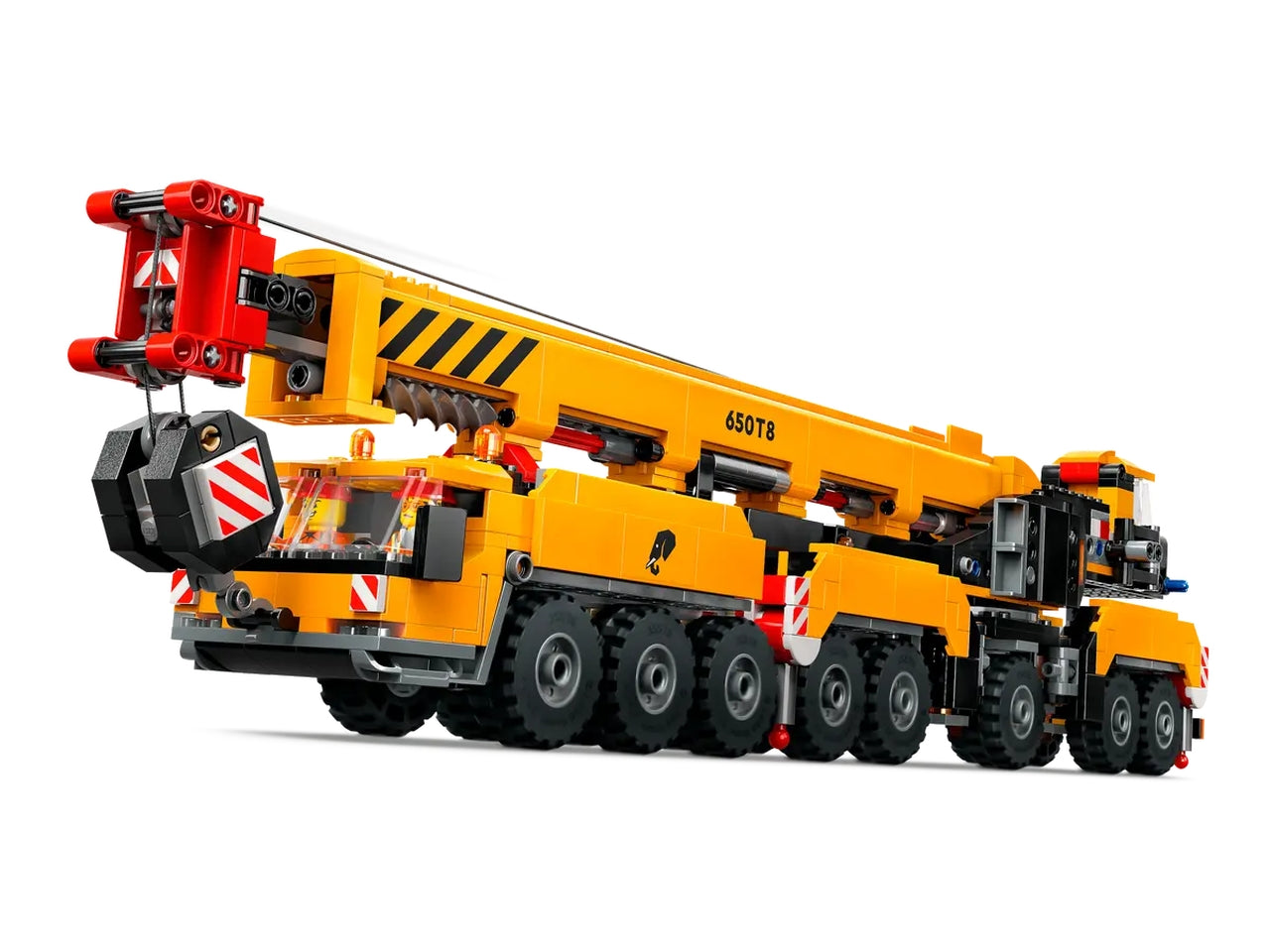 Lego City Big Vehicles Gru da cantiere mobile gialla, set di costruzioni in scatola da 1160 pezzi, per ragazzi 9+ anni 60409