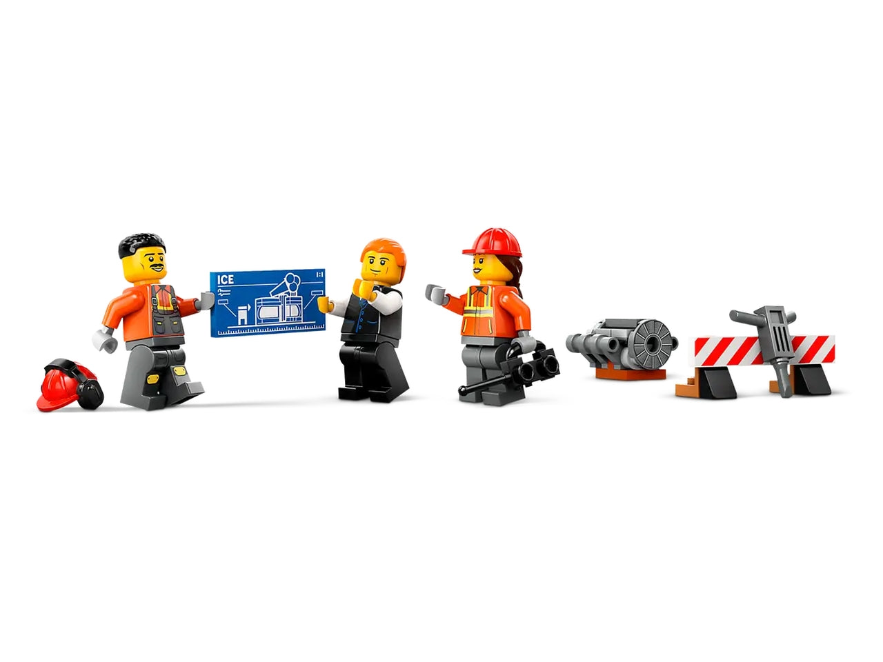 Lego City Big Vehicles Escavatore da cantiere giallo, set di costruzioni in scatola da 633 pezzi, per ragazzo 8+anni 60420