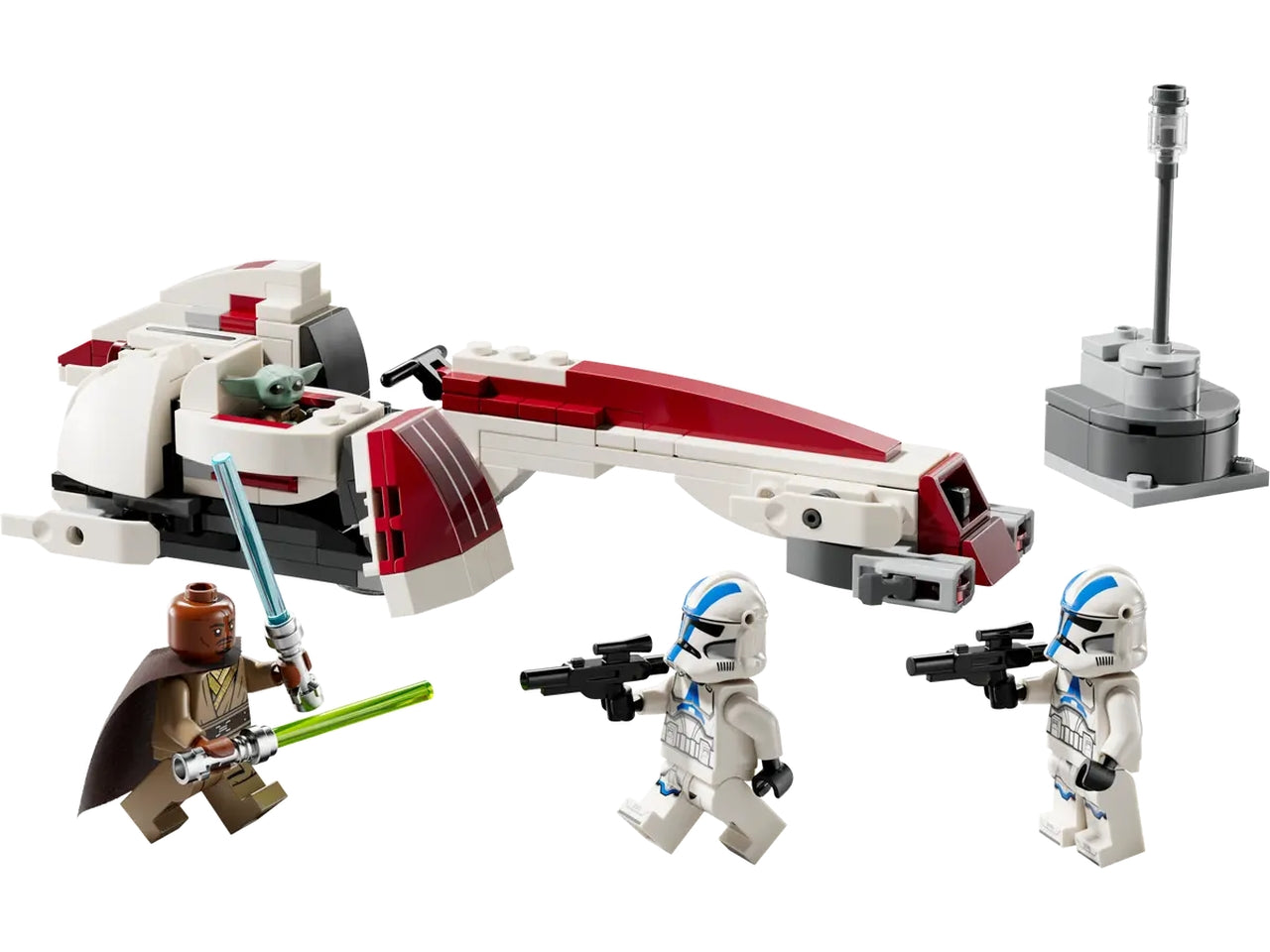 Lego Star Wars, la fuga del barc speeder, set costruzione in scatola da 221 pezzi da 8+ anni 75378