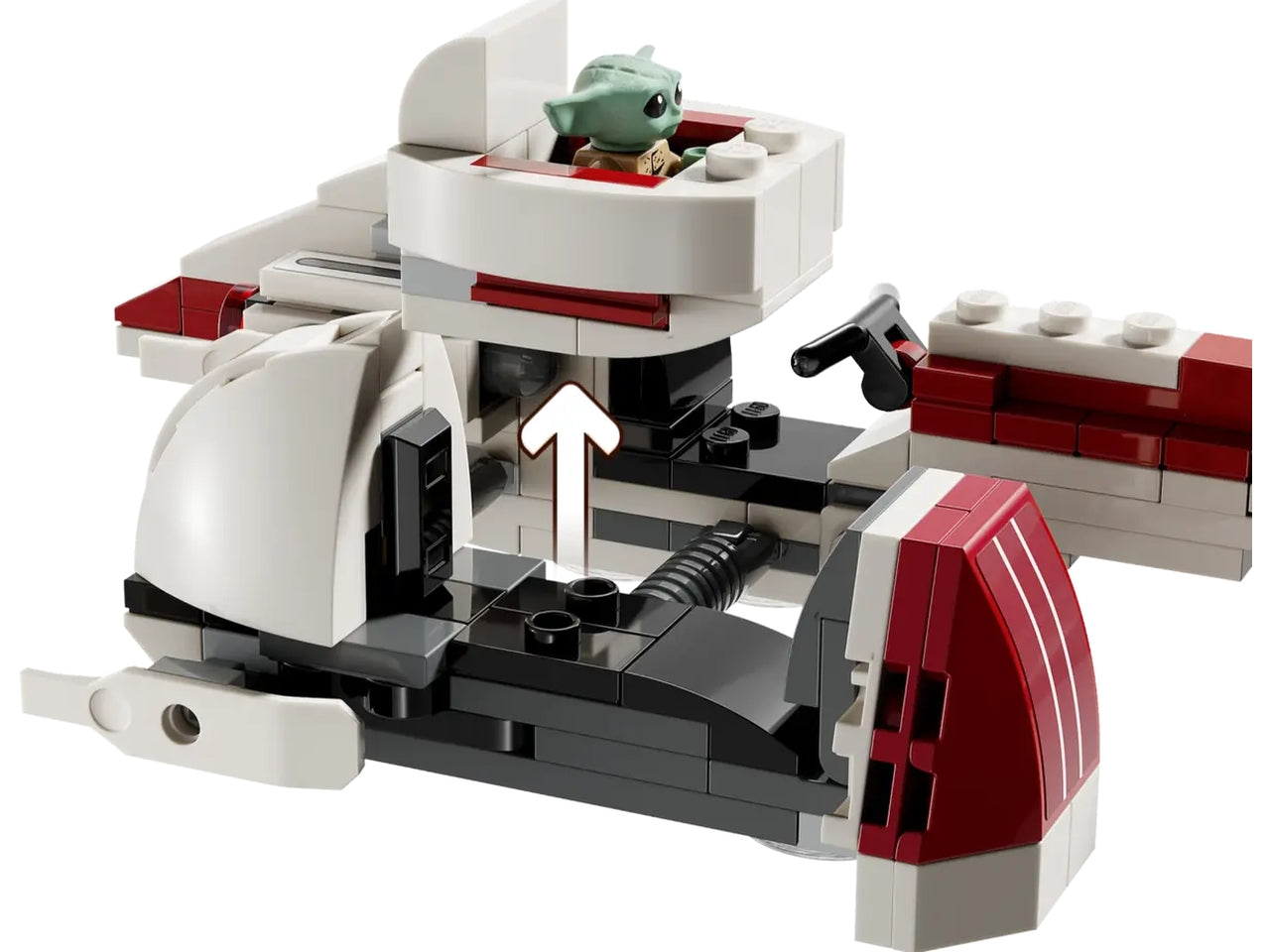 Lego Star Wars, la fuga del barc speeder, set costruzione in scatola da 221 pezzi da 8+ anni 75378