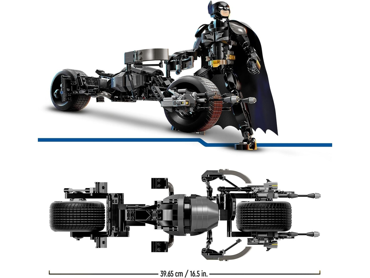 Lego Super Heroes Batman con Bat-Pod, personaggio costruibile
in scatola da 713 pezzi, per ragazzi 12+ anni 76273