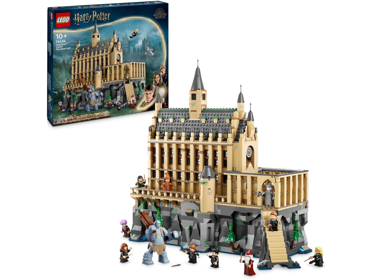 Lego Harry Potter Castello di Hogwarts sala grande,set di costruzioni in scatola 1732 pezzi, perragazzi 10+ anni 76435