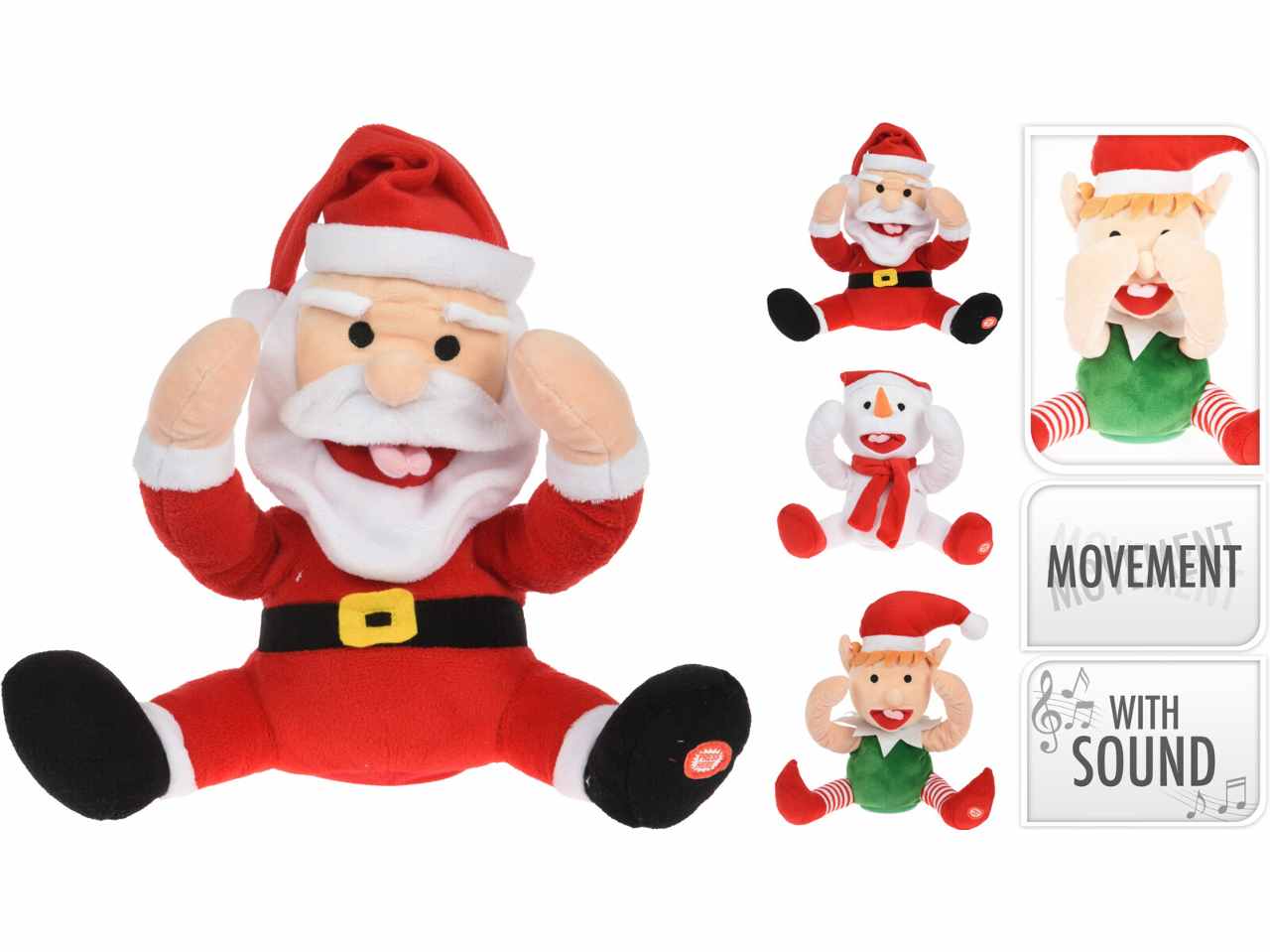 Peluche con suono e movimento