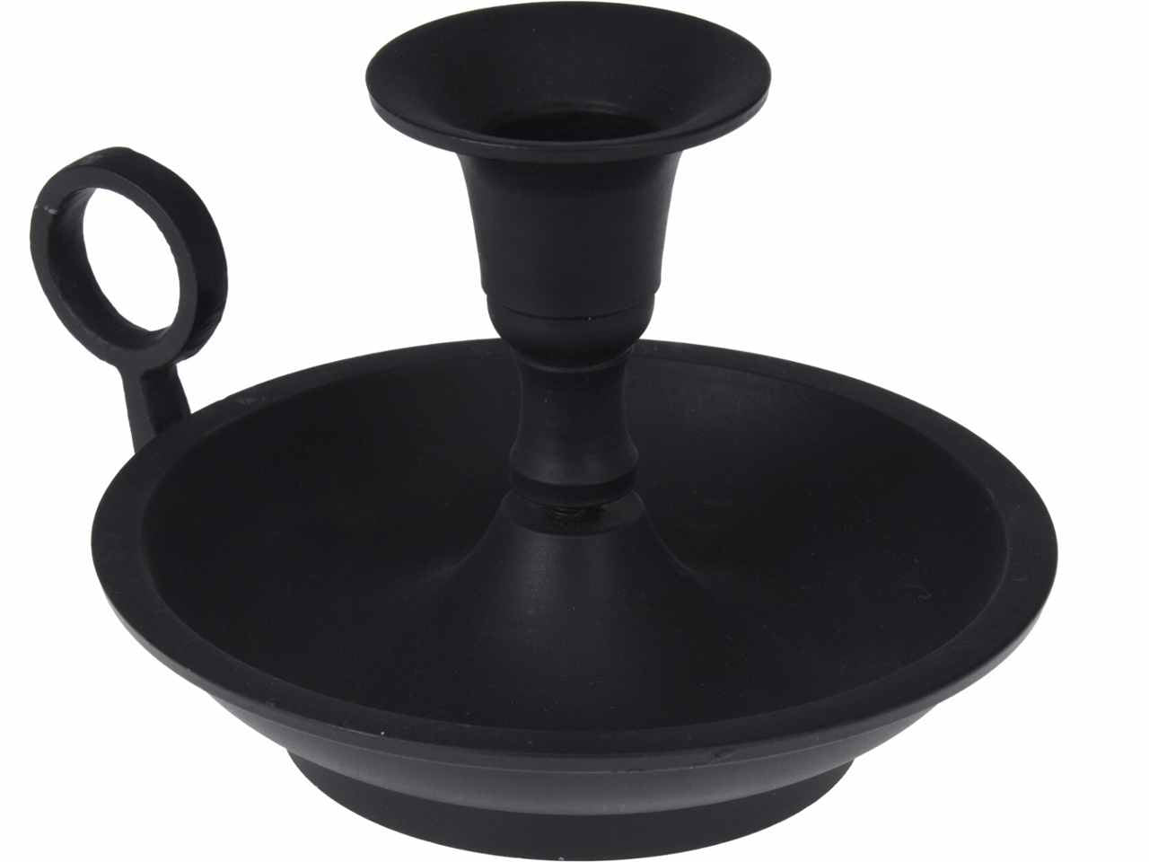 Portacandela 8cm nero