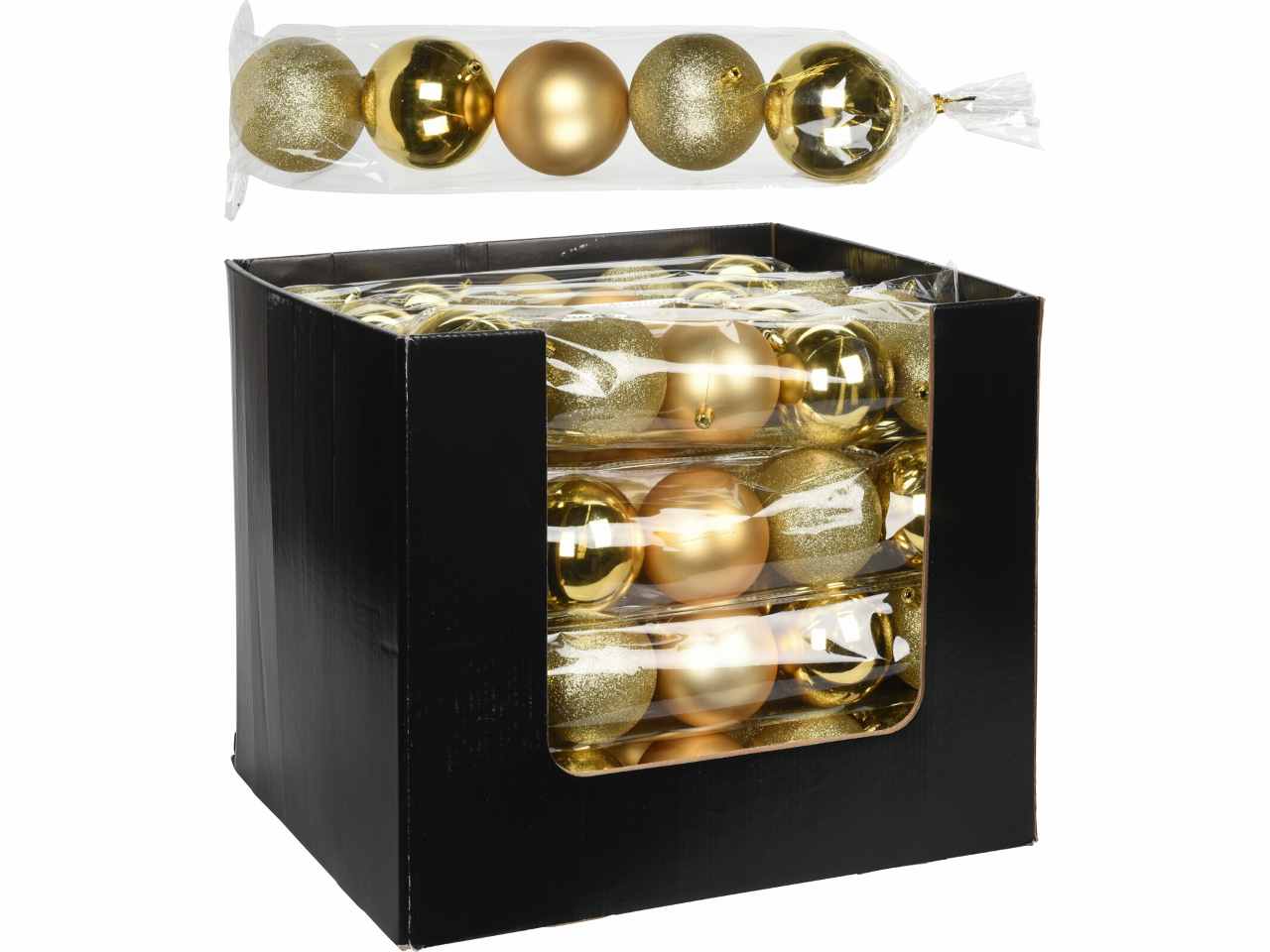 Sfera 5pezzi 80mm oro