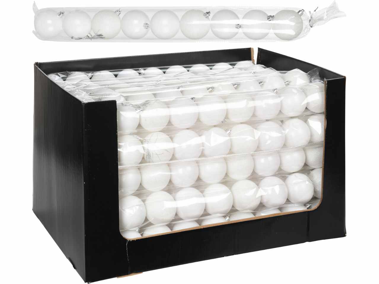 Sfera 60mm 9pezzi bianca
