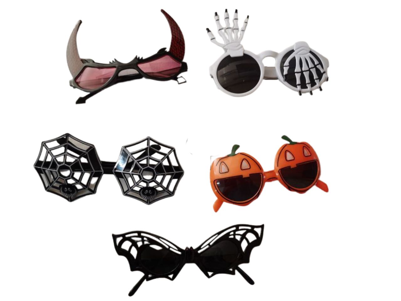 Occhiali halloween 15x11cm in 5 modelli assortiti