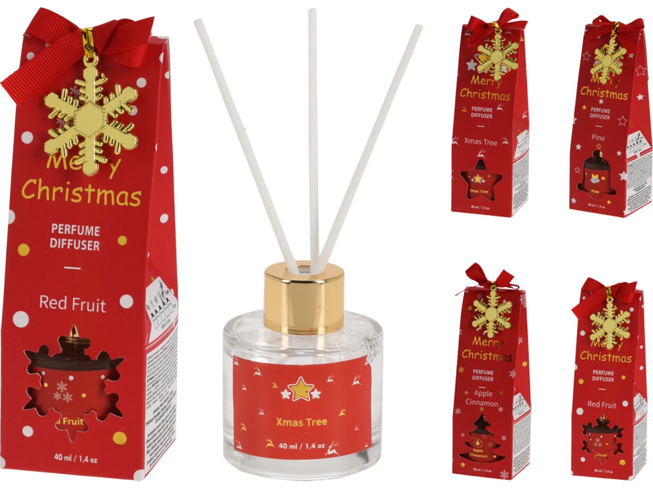 Diffusore di profumo capacita' 40ml in 4 assortimenti