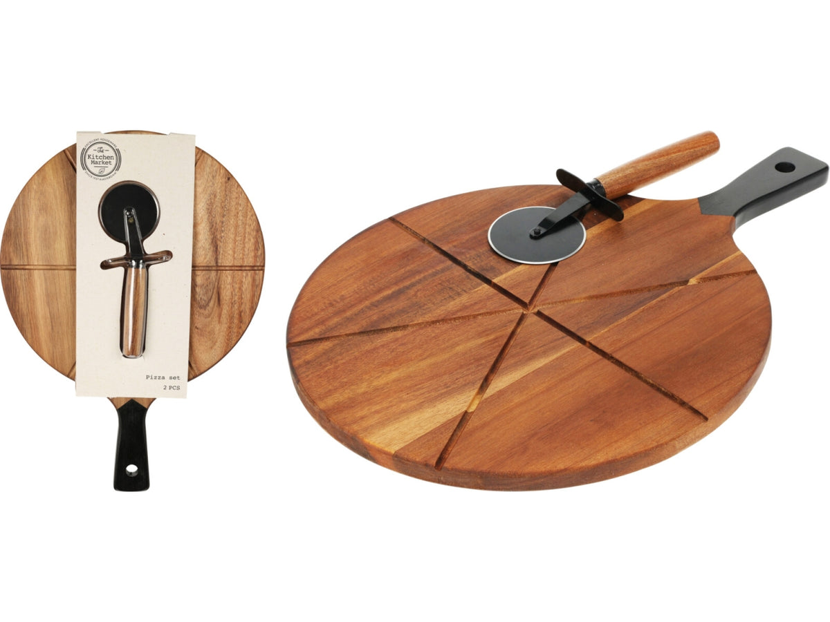Tagliere per pizza misura 30cm con rotella