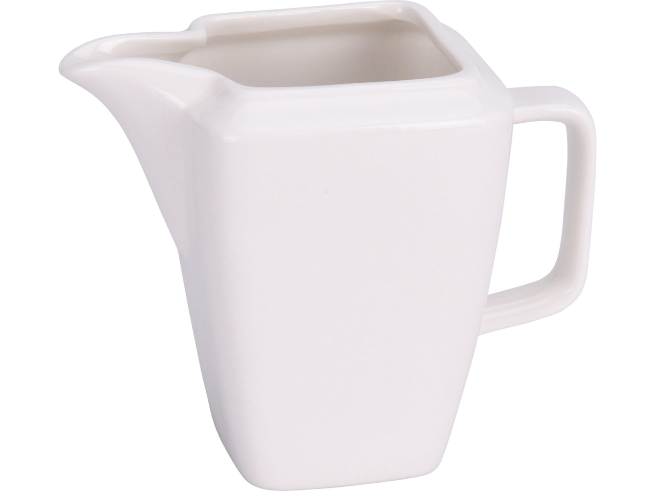 Lattiera in porcellana capacita' 250ml colore bianco