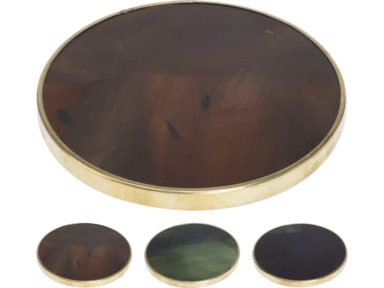 Sottobicchiere 10cm in 3 colori assortiti