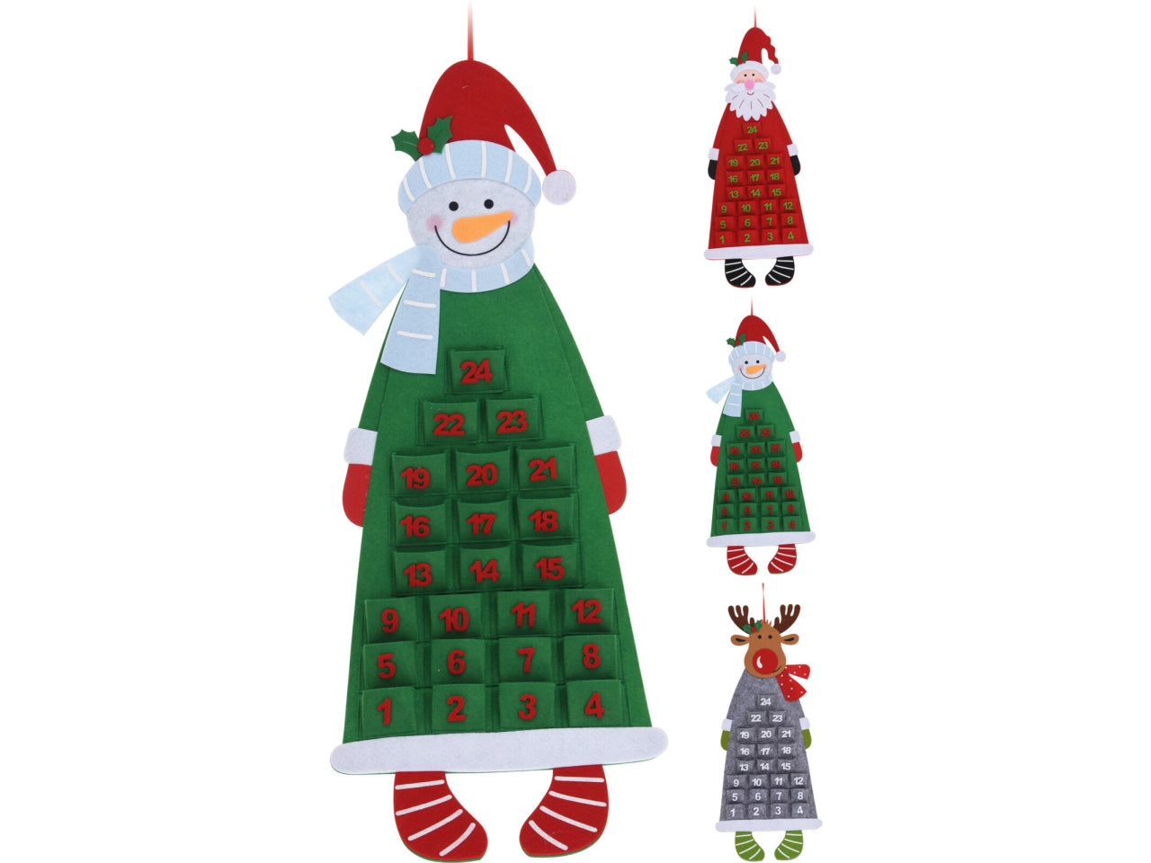 Calendario dell'avvento 85cm in 3 assortimenti