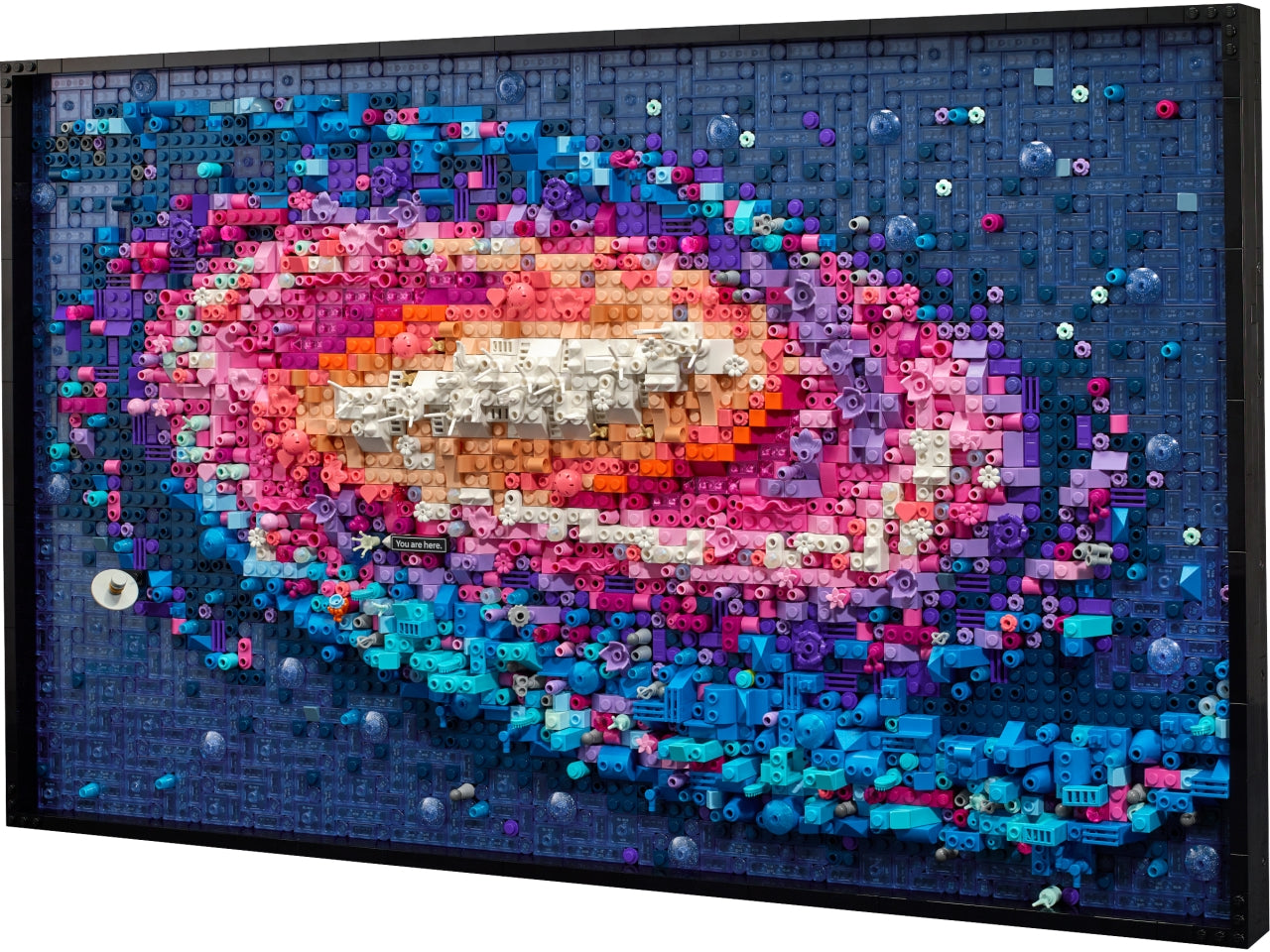 LEGO Art Via Lattea, Kit di Modellismo per Adulti di Arte da Parete con Galassia da Costruire, Idea Regalo Creativa a Tema Spazio per Lui o Lei e per i Fan dell'Astronomia, Decorazione per Casa 31212