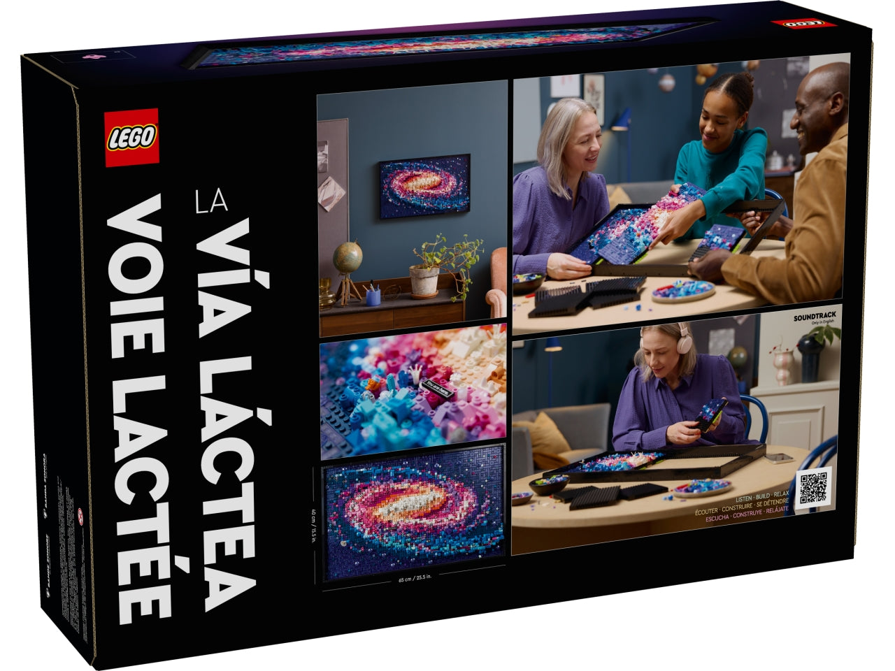 LEGO Art Via Lattea, Kit di Modellismo per Adulti di Arte da Parete con Galassia da Costruire, Idea Regalo Creativa a Tema Spazio per Lui o Lei e per i Fan dell'Astronomia, Decorazione per Casa 31212