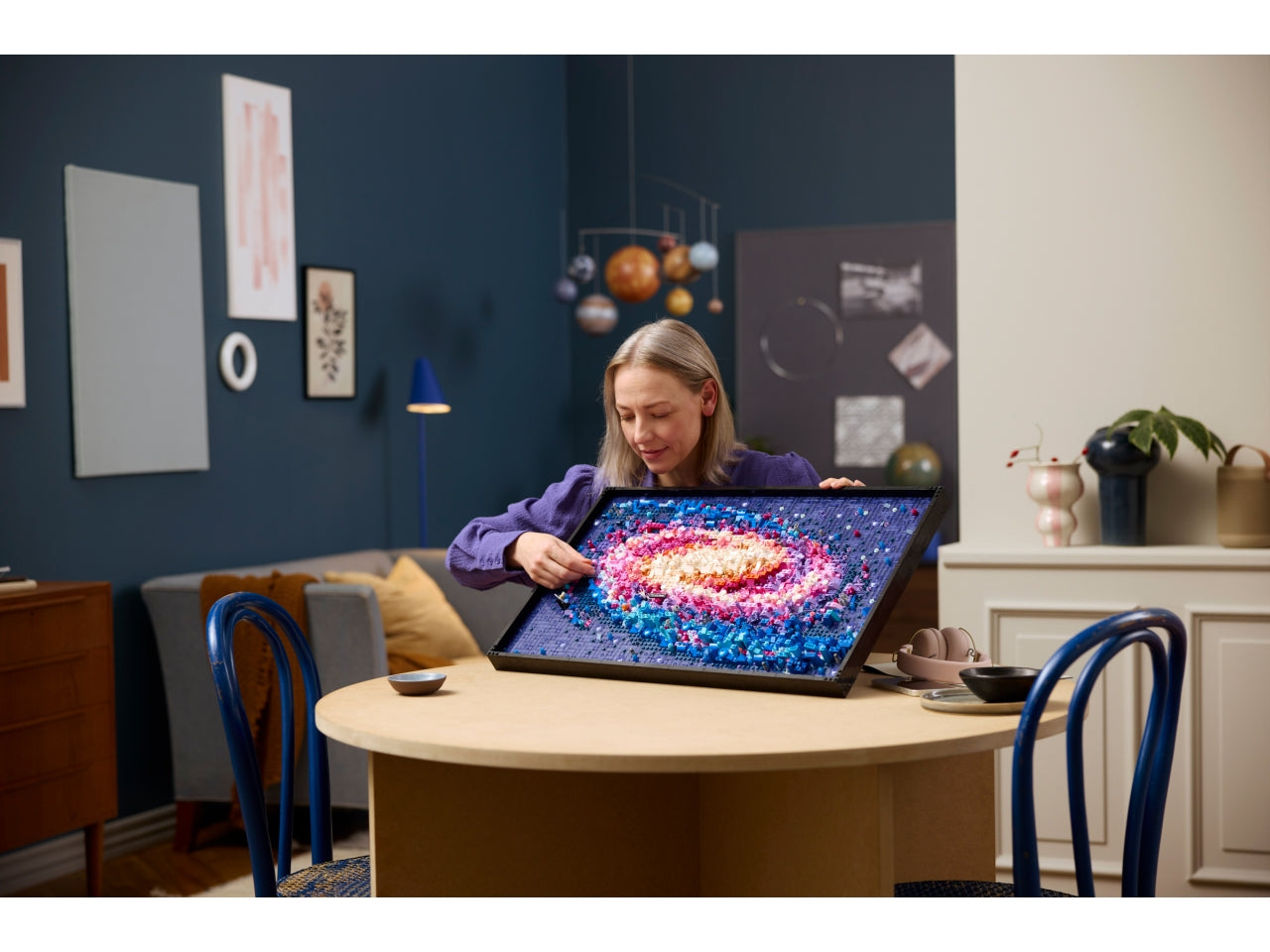 LEGO Art Via Lattea, Kit di Modellismo per Adulti di Arte da Parete con Galassia da Costruire, Idea Regalo Creativa a Tema Spazio per Lui o Lei e per i Fan dell'Astronomia, Decorazione per Casa 31212