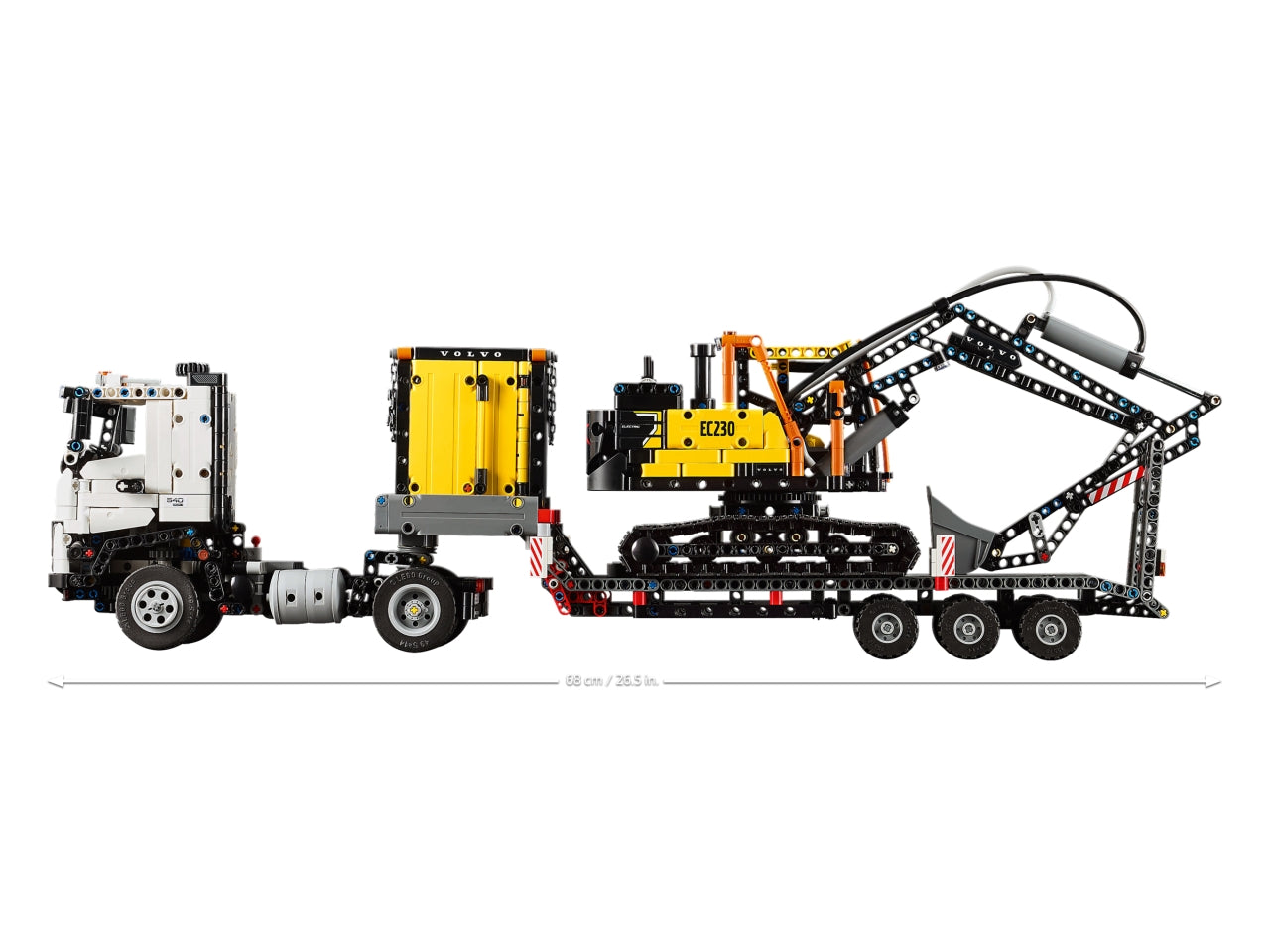 LEGO Technic - Autocarro Volvo giocattolo con escavatore costruibile - Set da 2.274 pezzi per etÃ  10+ 42175
