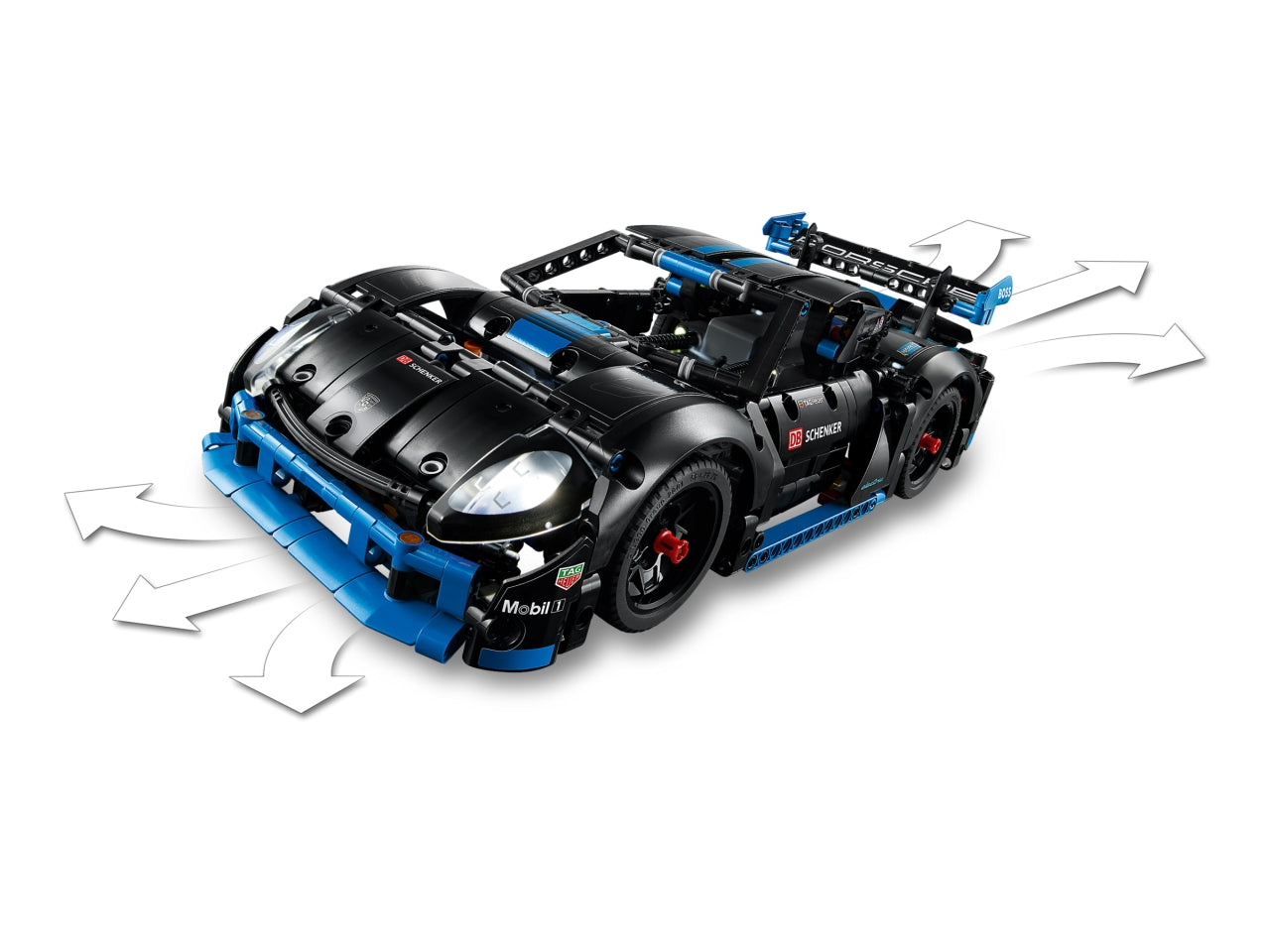 LEGO Technic - Auto da Corsa Porsche GT4 e-Performance, Macchina Giocattolo Telecomandata per Bambini da 10 Anni, Modellino di Auto da Costruire Interattivo, Regalo per i Fan dei Veicoli Supercar 42176