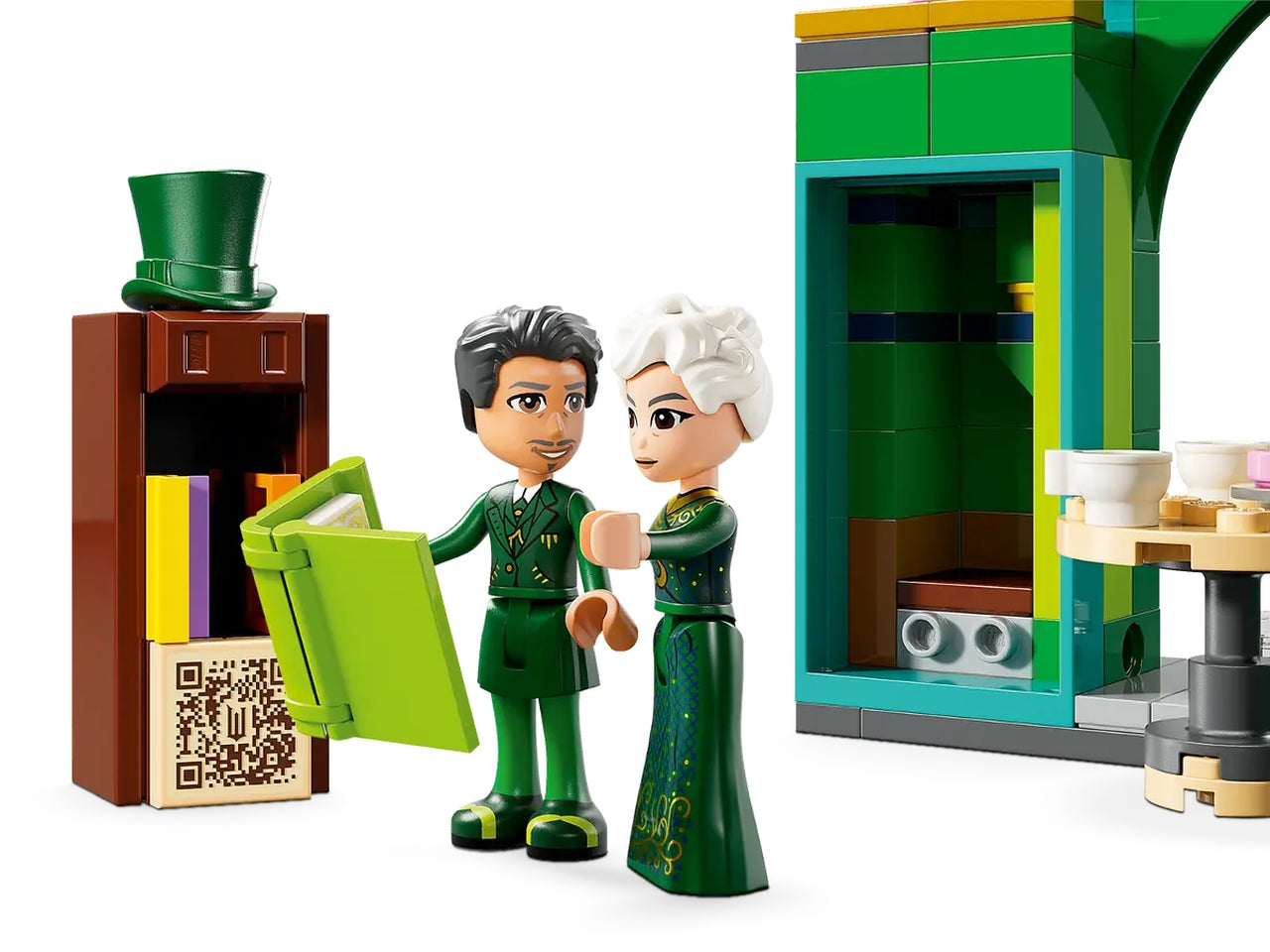 LEGO Wicked Benvenuti nella CittÃ  di Smeraldo, Gioco da Collezione per Bambine e Bambini da 9 Anni con Torre Giocattolo da Costruire e 5 Personaggi del Film tra cui Glinda e Elphaba, Idea Regalo 75684