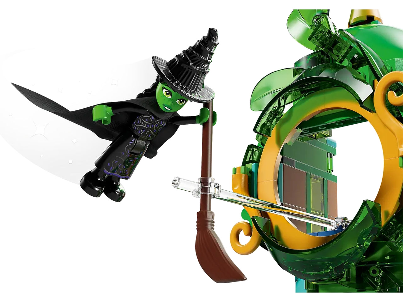 LEGO Wicked Benvenuti nella CittÃ  di Smeraldo, Gioco da Collezione per Bambine e Bambini da 9 Anni con Torre Giocattolo da Costruire e 5 Personaggi del Film tra cui Glinda e Elphaba, Idea Regalo 75684