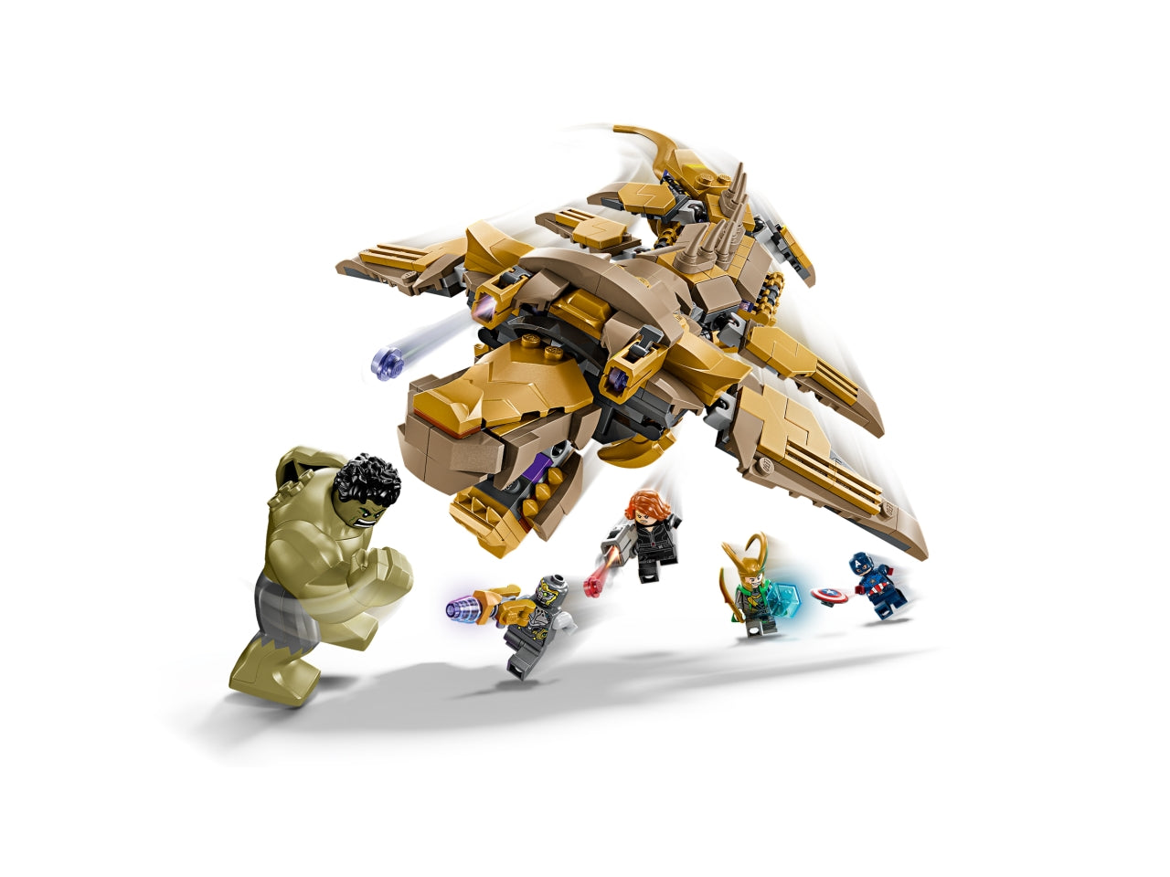 LEGO Marvel - Playset Avengers vs. Leviathan: questo set da collezione con supereroi per i bambini e le bambine dai 7 anni in su ricrea la scena della battaglia finale di Marvel: The Avengers dei Marvel Studios. 76290