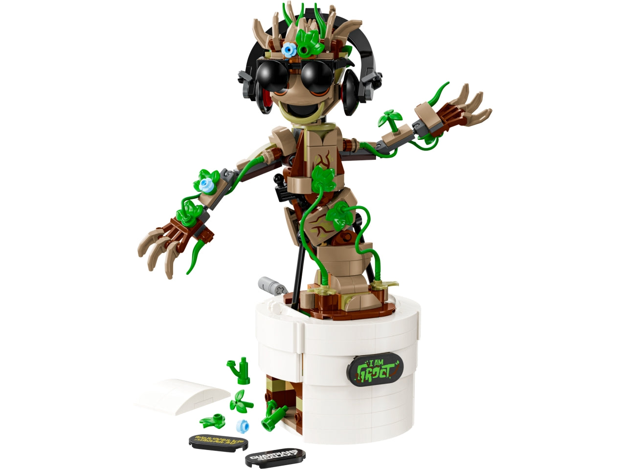 LEGO Marvel - Giocattolo animato di Groot costruibile per bambini: Groot ballerino Ã¨ un regalo interattivo per i bambini e le bambine dai 10 anni in su 76297
