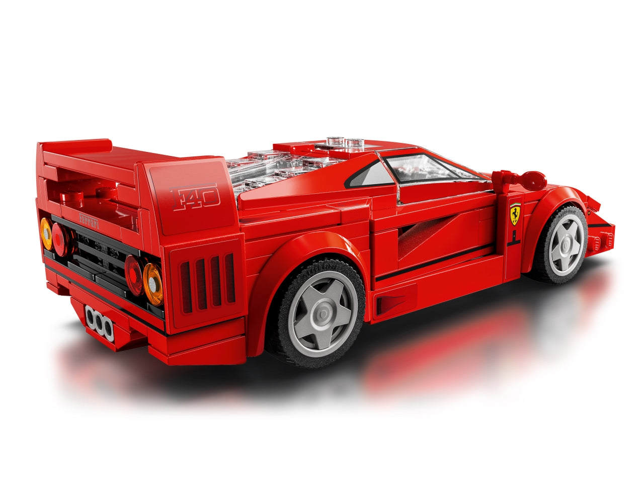 LEGO Speed Champions - Auto giocattolo Ferrari per bambini: veicolo costruibile della Supercar Ferrari F40 per i bambini e le bambine dai 9 anni in su, nostalgici amanti delle auto e fan della Ferrari 76934
