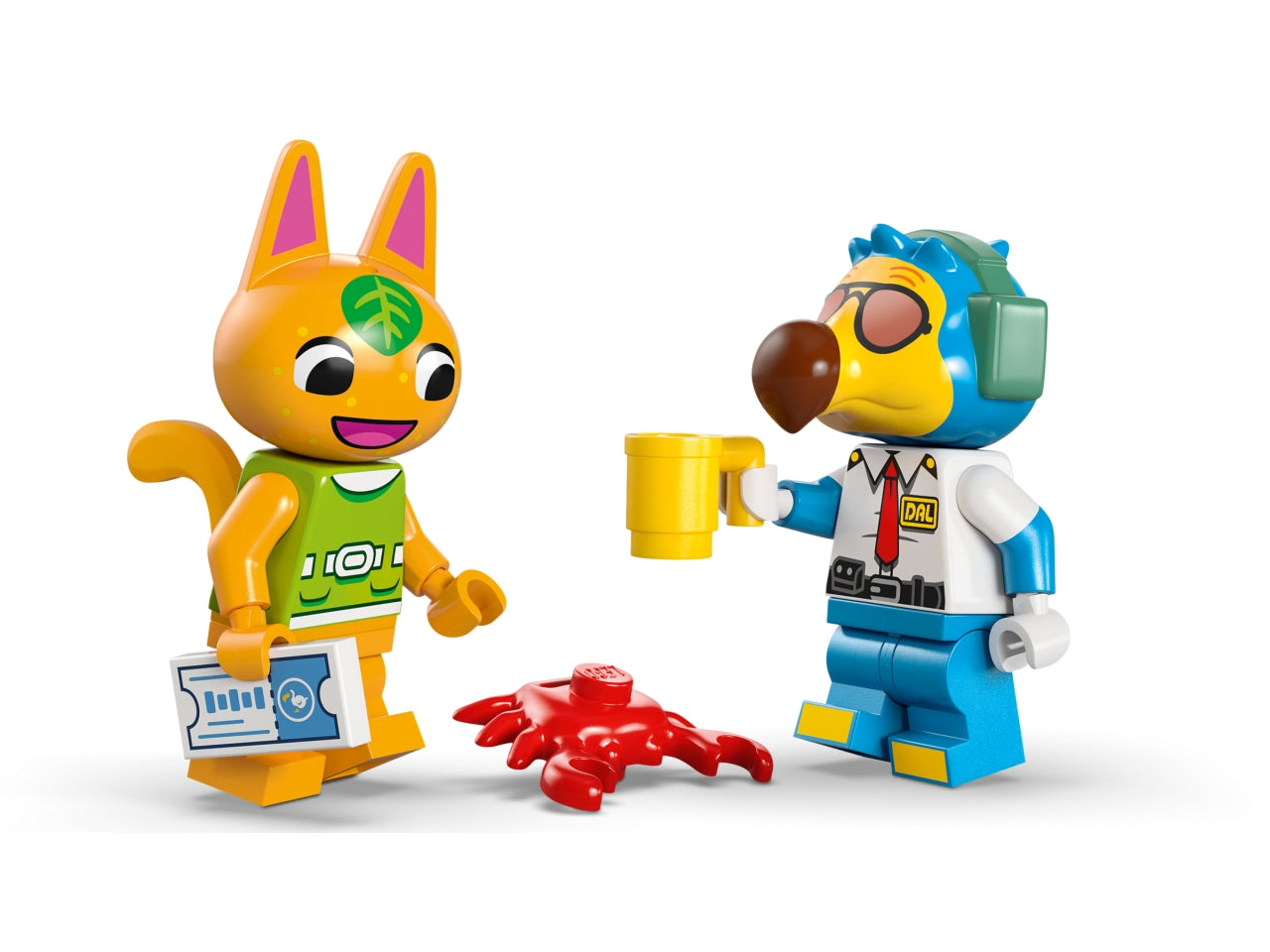 LEGO Animal Crossing - Set giocattolo con aeroporto costruibile: il playset In volo con la Dodo Airlines, dotato di torre di controllo e modello di molo, per bambini dai 7 anni in su con scene del videogioco Animal Crossing 77051