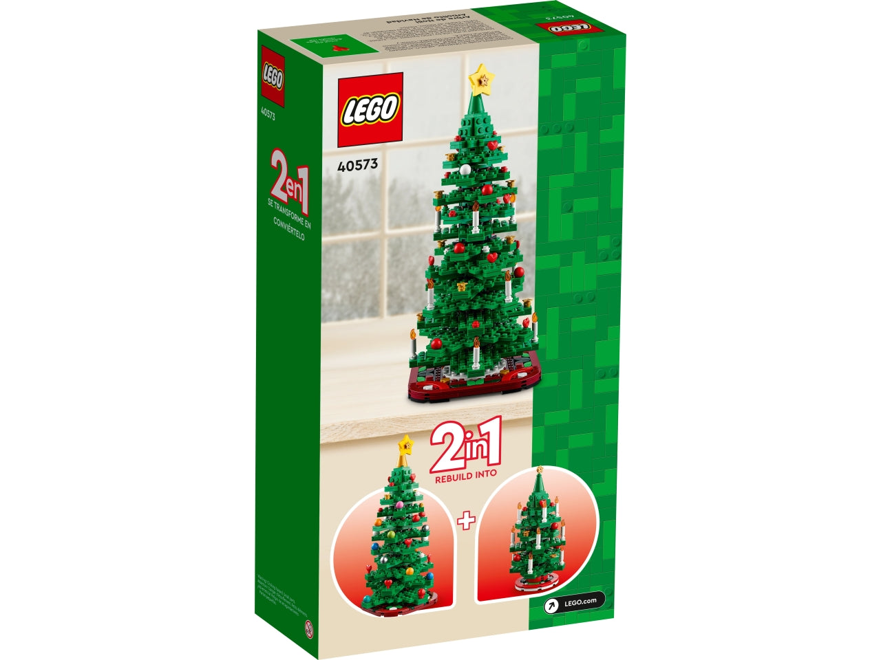Lego lel seasons albero di natale - 784 pezzi per bambini di etÃ  12+ 40573