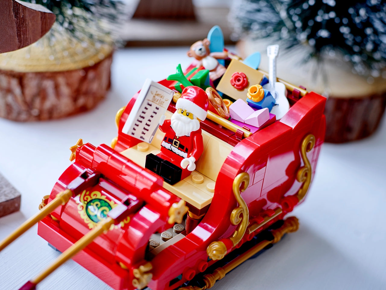 Lego lel seasons la slitta di babbo natale - 343 pezzi per bambini di etÃ  9+ 40449