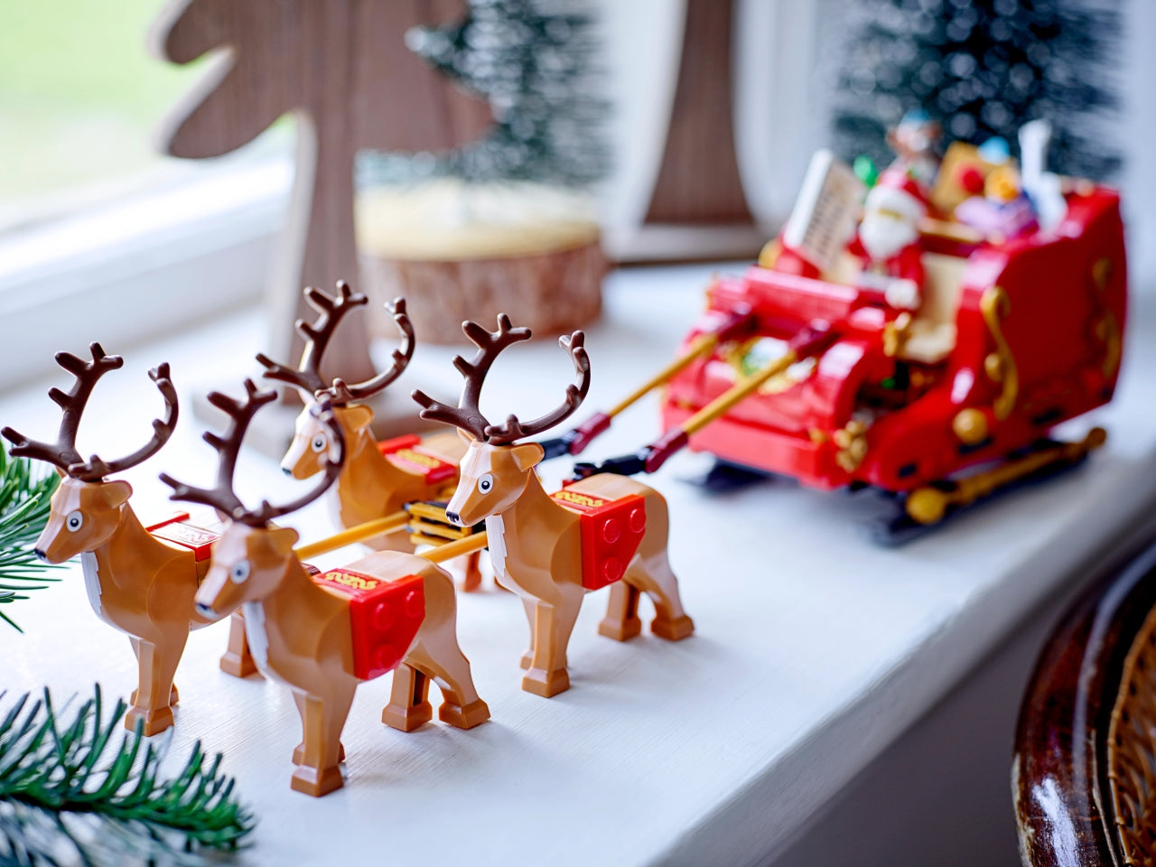 Lego lel seasons la slitta di babbo natale - 343 pezzi per bambini di etÃ  9+ 40449