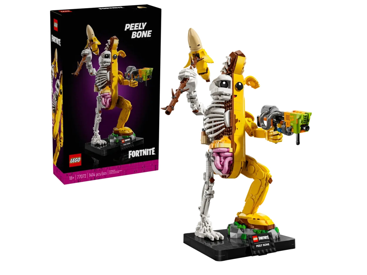 Lego Fortnite bananita sbucciata 1414 pezzi per etÃ  18+ 77072