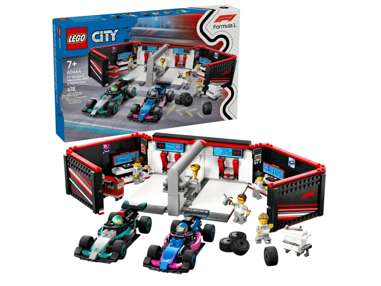 Lego City Formula 1 678 pezzi per etÃ  7+ 60444