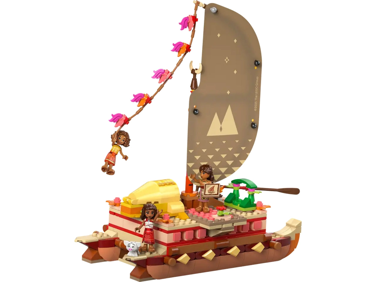 Lego Disney princess la canoa di vaiana 529 pezzi per etÃ  6+ 43270