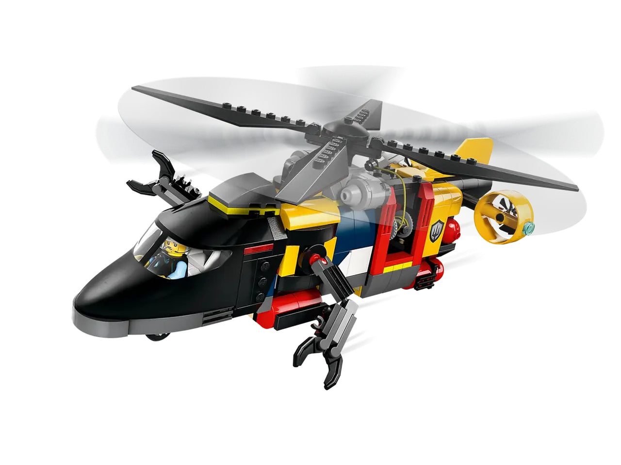Lego City great vehicles elicottero, autopompa e sottomarino 874 pezzi per etÃ  7+ 60462