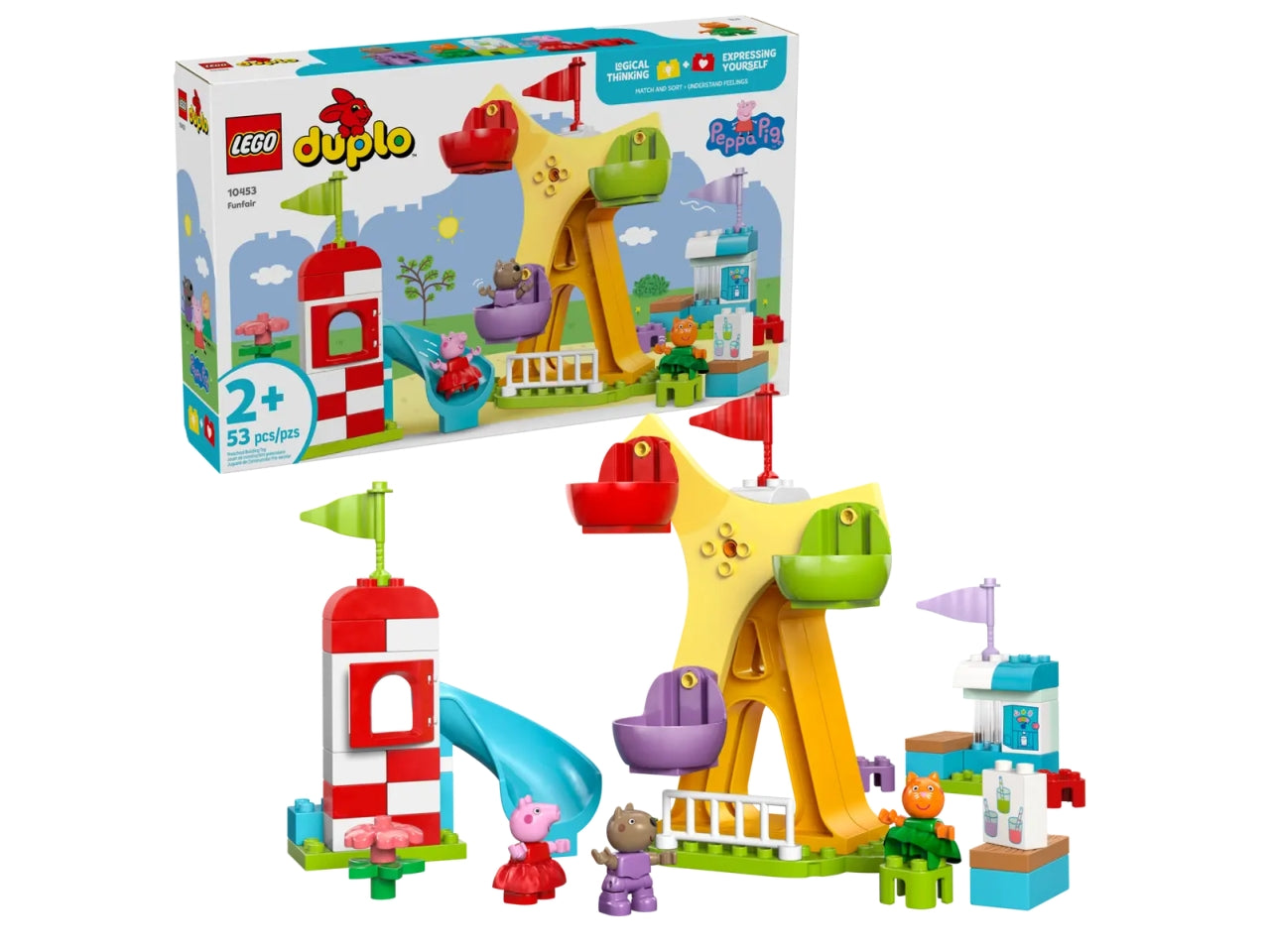 Lego Duplo peppa pig luna park 10453
