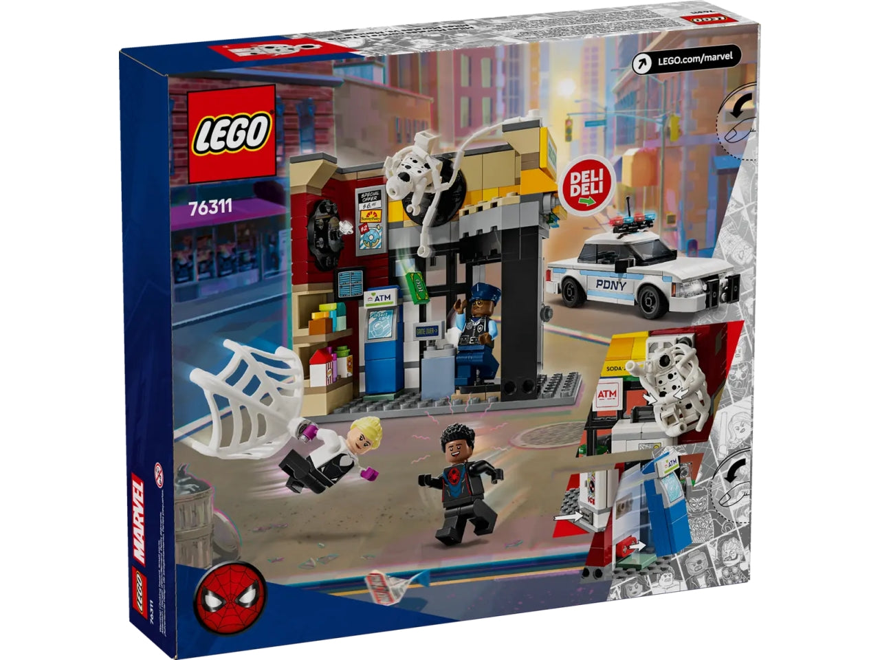 Lego Super Heroes Marvel spider-verse: miles morales contro la macchia 375 pezzi per etÃ  9+ 76311