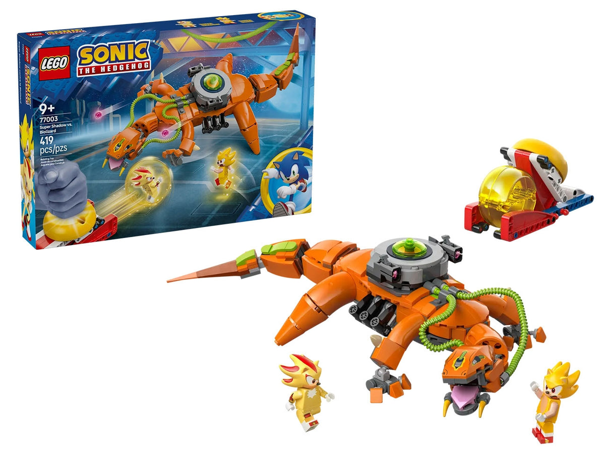 Lego Sonic super shadow vs biolizard 419 pezzi per etÃ  9+ 77003