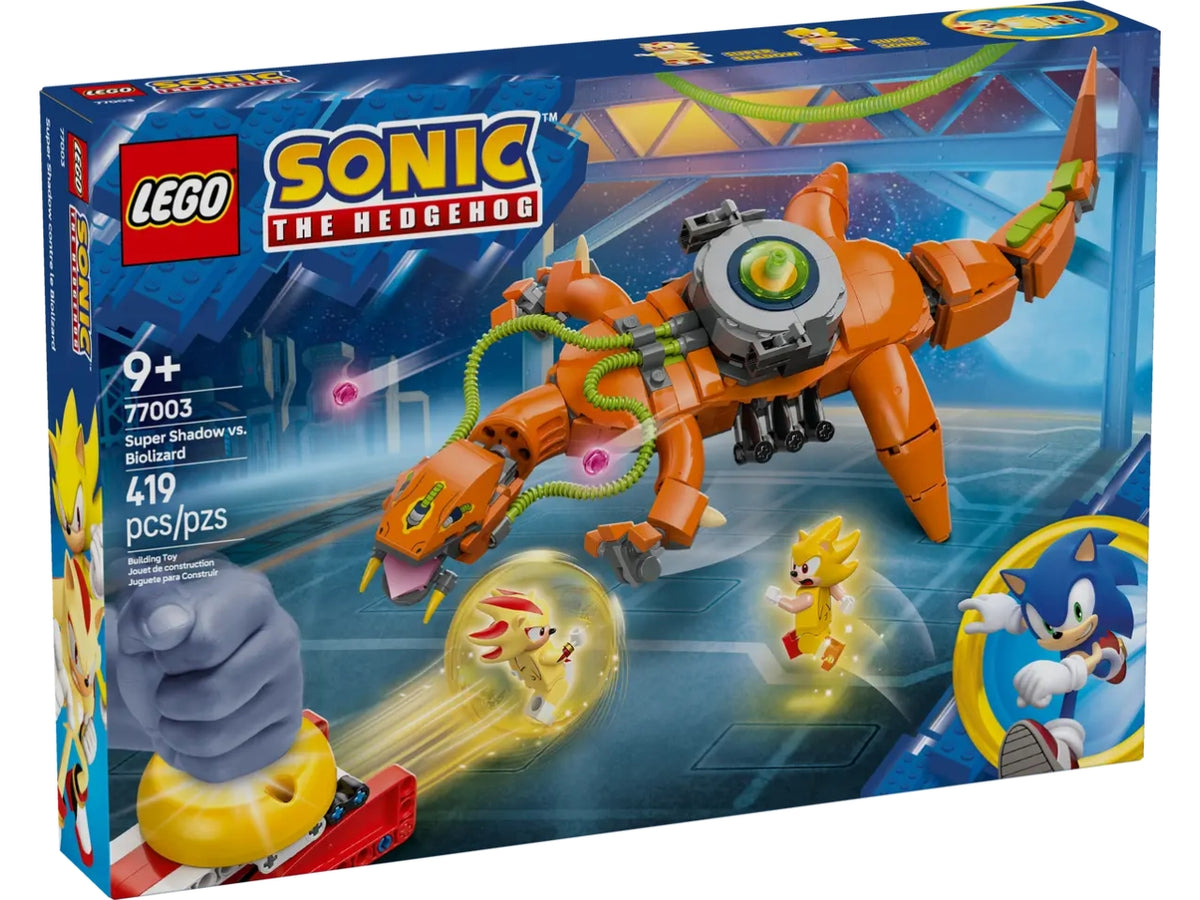 Lego Sonic super shadow vs biolizard 419 pezzi per etÃ  9+ 77003