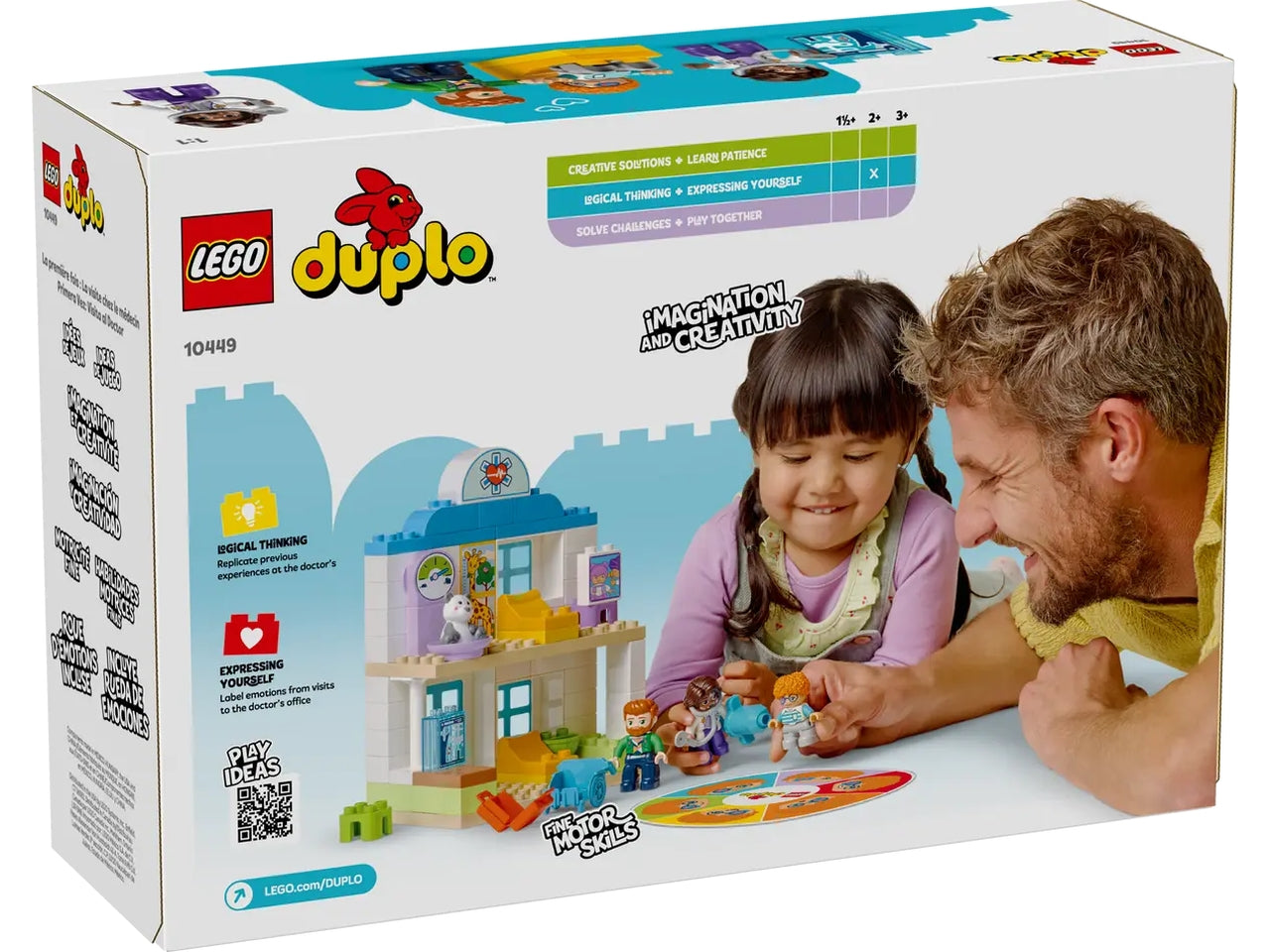 Lego Duplo town prime esperienze: visita dal dottore 65 pezzi per etÃ  2+ 10449
