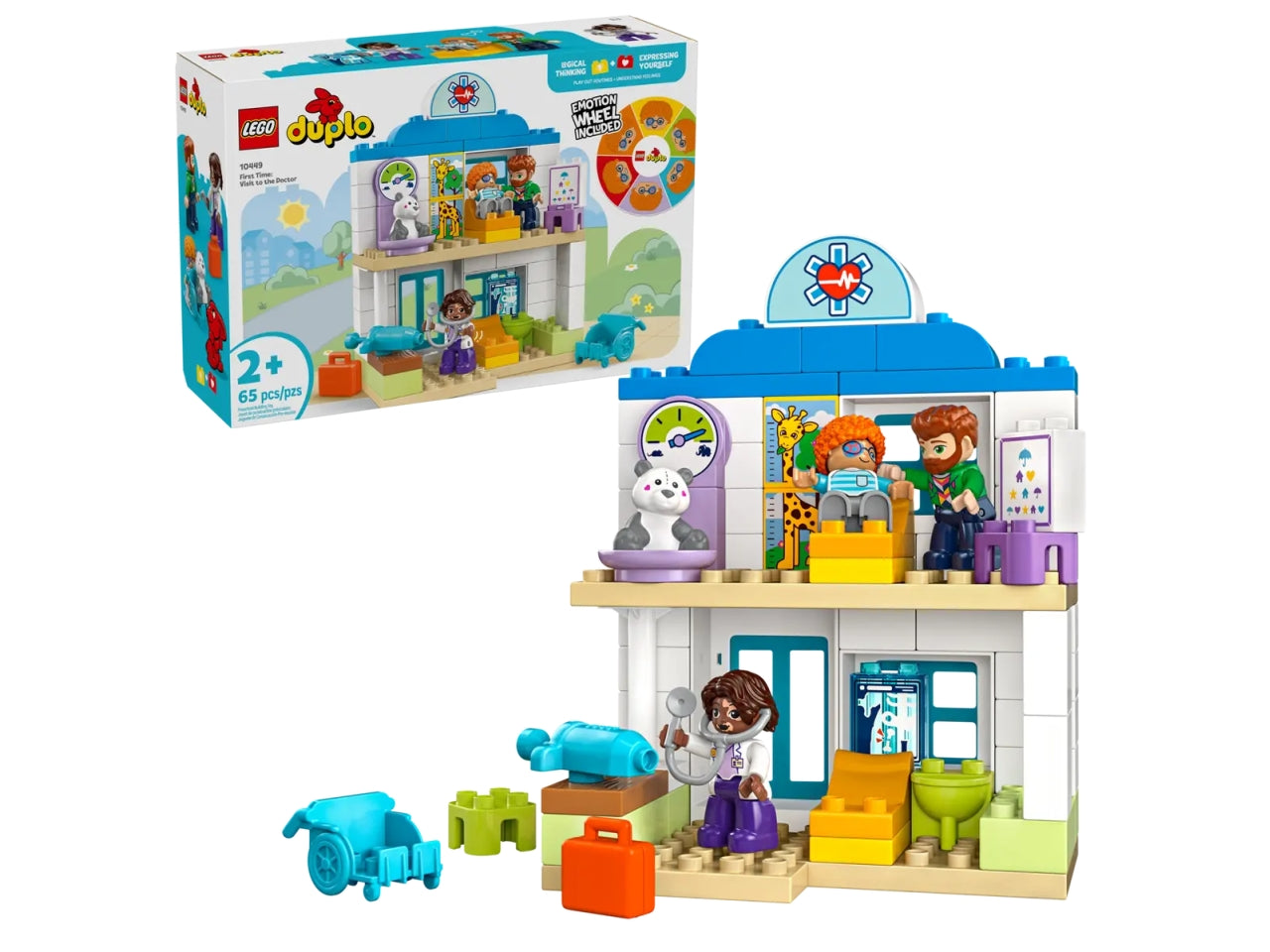 Lego Duplo town prime esperienze: visita dal dottore 65 pezzi per etÃ  2+ 10449