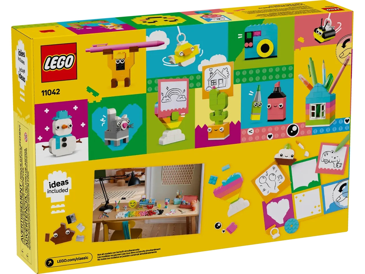 Lego Classic scatola della felicitÃ  creativa 680 pezzi per etÃ  5+ 11042