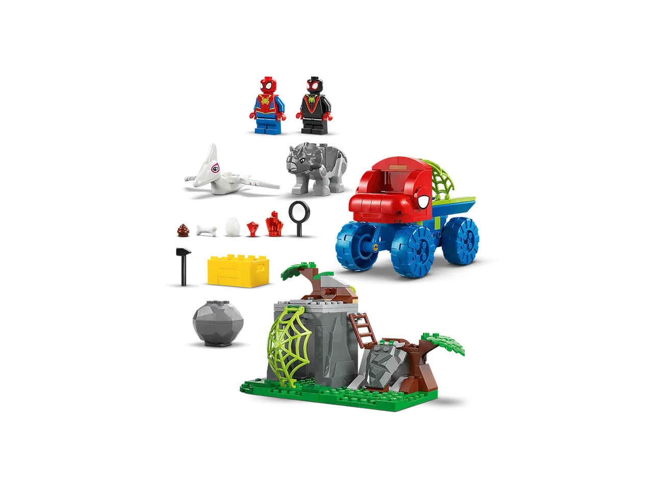 Lego Spidey team spidey: salvataggio su dino-ruspa 136 pezzi per etÃ  4+ 11199