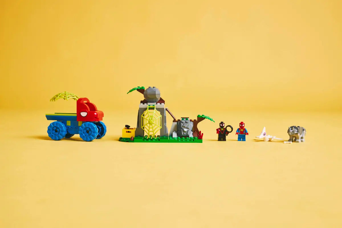 Lego Spidey team spidey: salvataggio su dino-ruspa 136 pezzi per etÃ  4+ 11199