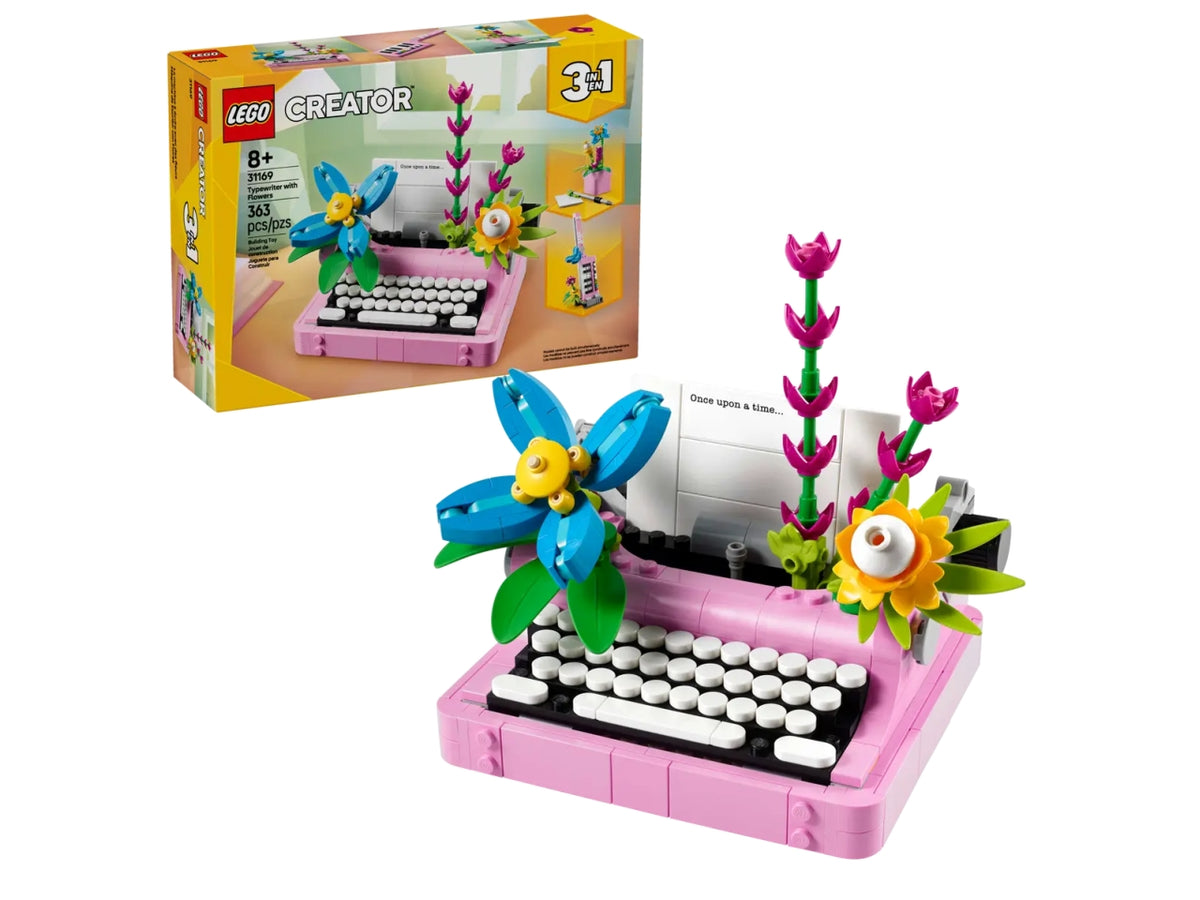Lego Creator macchina da scrivere con fiori 363 pezzi per etÃ  8+ 31169
