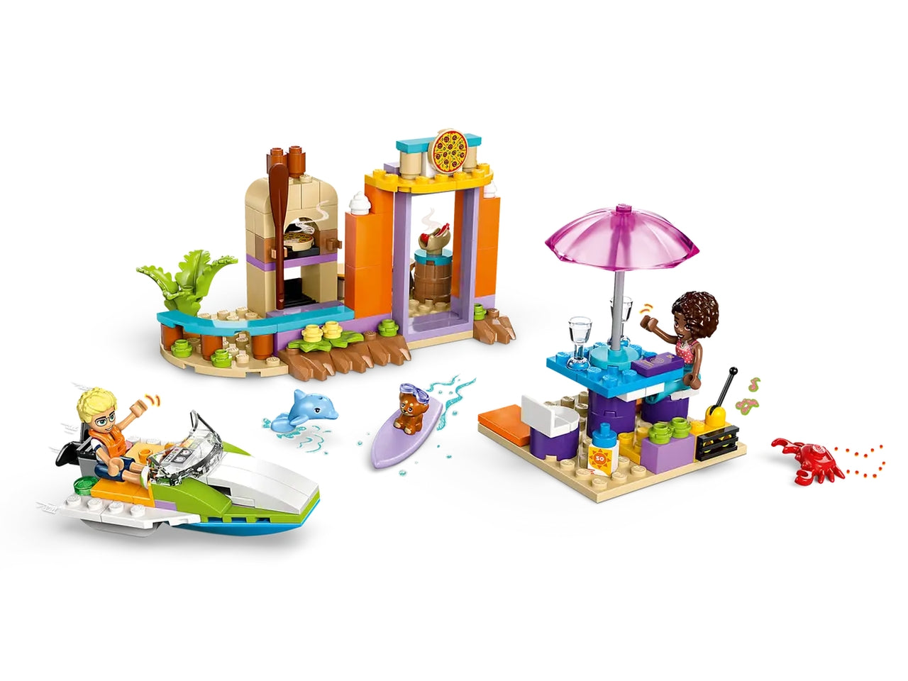 Lego Friends valigia creativa da spiaggia e da viaggio 188 pezzi per etÃ  5+ 42672