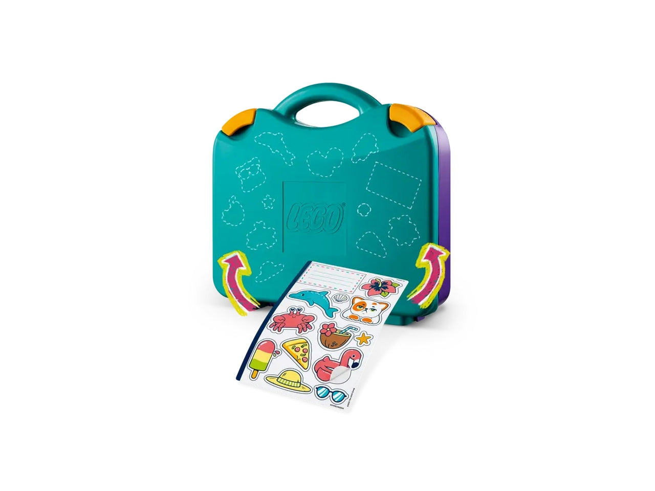 Lego Friends valigia creativa da spiaggia e da viaggio 188 pezzi per etÃ  5+ 42672