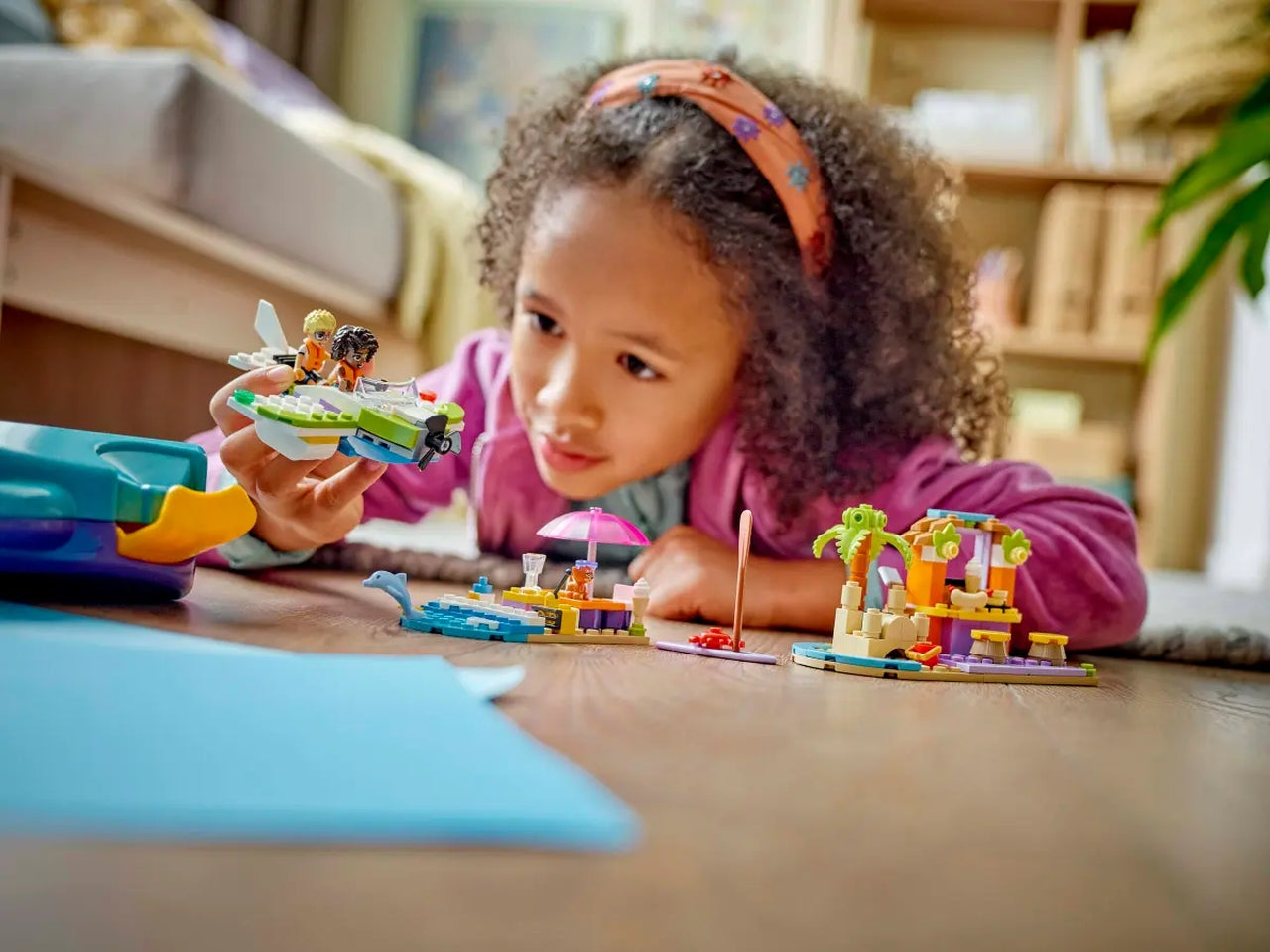 Lego Friends valigia creativa da spiaggia e da viaggio 188 pezzi per etÃ  5+ 42672