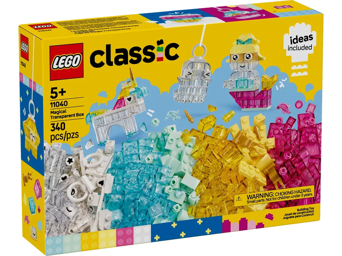 Lego Classic scatola magica trasparente 19 pezzi per etÃ  5+ 11040