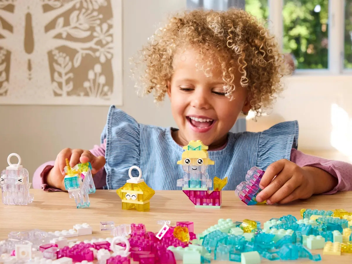 Lego Classic scatola magica trasparente 19 pezzi per etÃ  5+ 11040