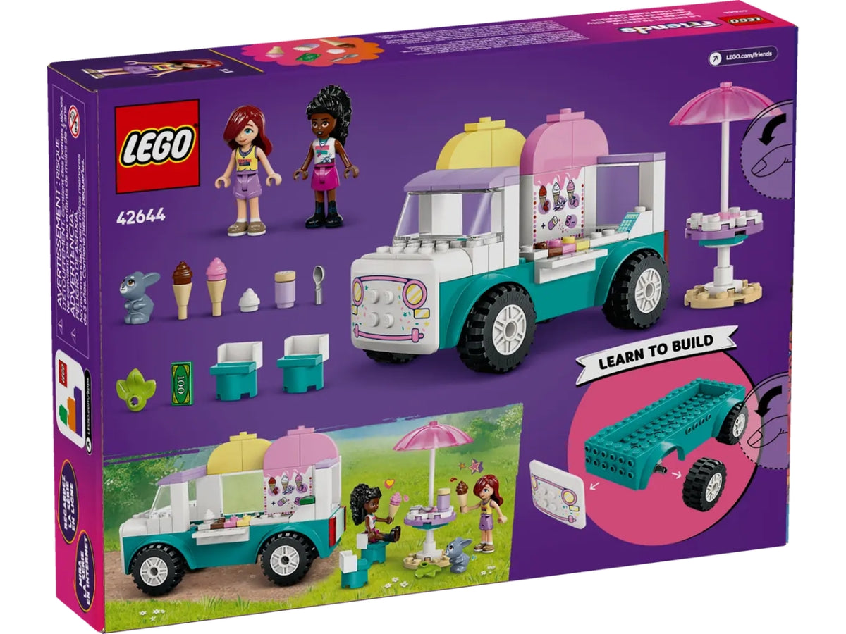 Lego Friends il furgone dei gelati di heartlake city 92 pezzi per etÃ  4+ 42644